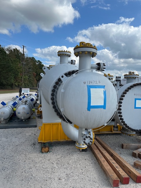 2521 sq.ft., 222, 306, Wuxi Chemical Equipment, 320°F shell, 430°F tube, 20' 2" tube length, 2023, unused - Image 5