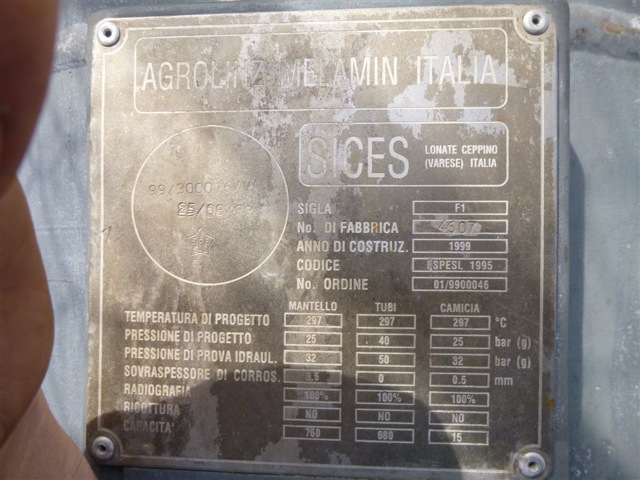 1281 sq.ft., 368 psi shell, 588 psi tube, 316LSS tube vertical heat exchanger/evaporator, 566&deg;F, 316LSS - Image 5