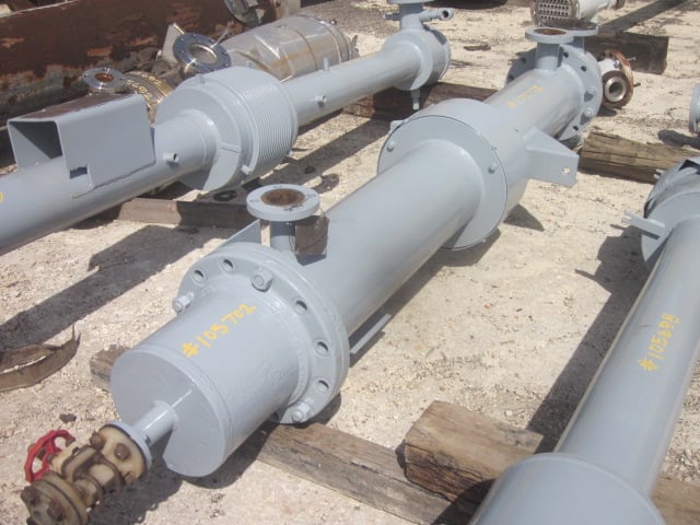 38 sq.ft., 150 psi shell, 150 psi tube, Fansteel, 375°F, .75" tube diameter, 7' tube length - Image 3