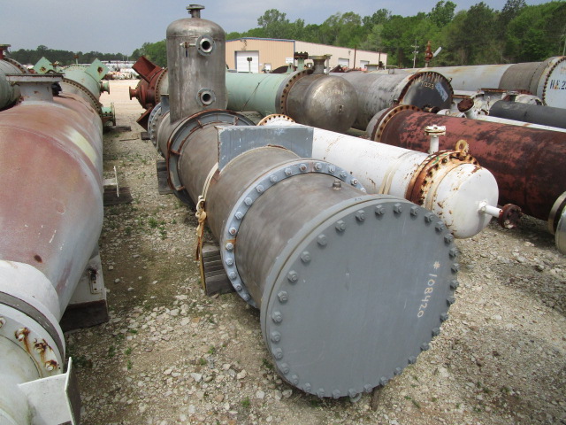 1780 sq.ft., 75 psi shell, 75 psi tube, Atlas Industrial, 300°F, .75" tube diameter, 12' tube length, 1982 - Image 4