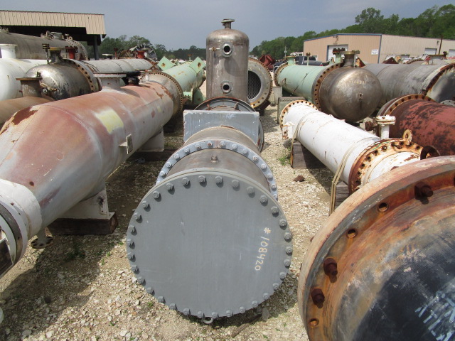 1780 sq.ft., 75 psi shell, 75 psi tube, Atlas Industrial, 300°F, .75" tube diameter, 12' tube length, 1982 - Image 5