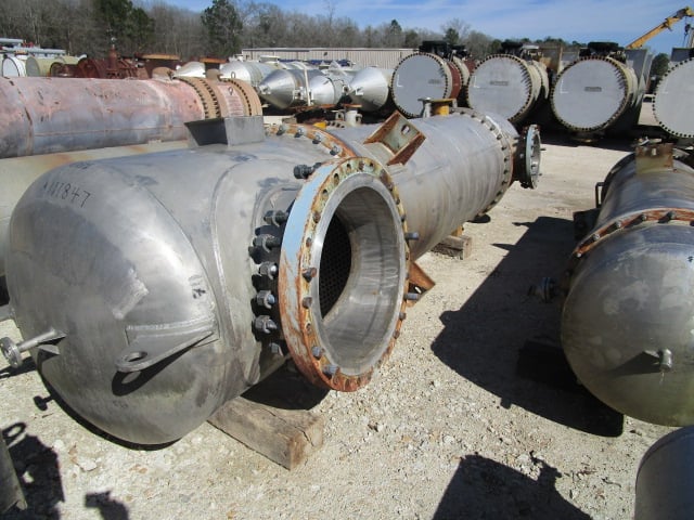 2520 sq.ft., 25 psi shell, 10, Praj Industries, 239°F shell, 212°F tube, 1" tube diameter, 9'10" tube - Image 8
