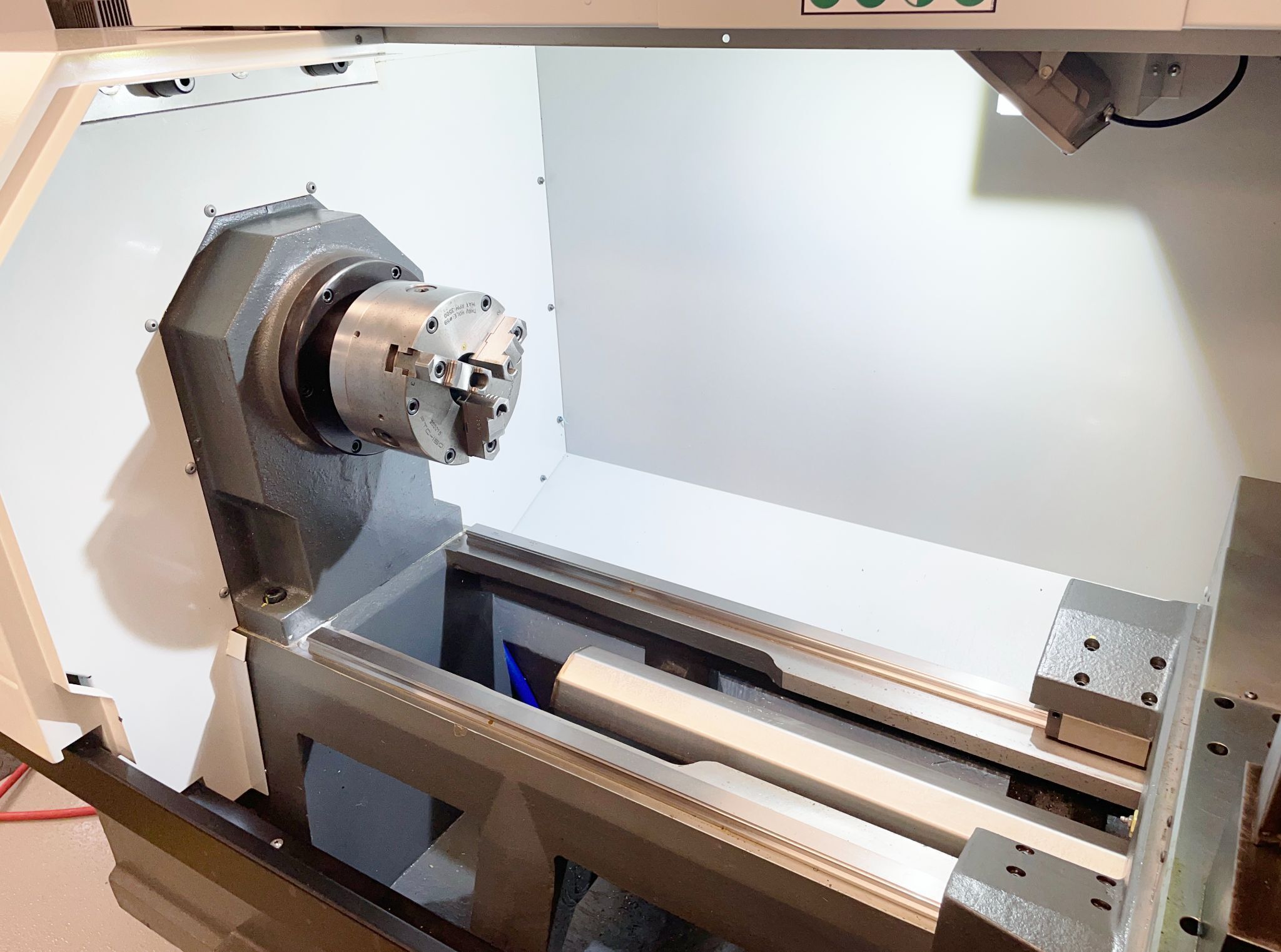 Haas #TL-1, cnc lathe, 20" swing, 11" swing over cross slide, 16" diameter x 30" L max, 7" chuck, 10 HP, 1800 - Image 3