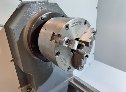 Haas #TL-1, cnc lathe, 20" swing, 11" swing over cross slide, 16" diameter x 30" L max, 7" chuck, 10 HP, 1800 - Image 4