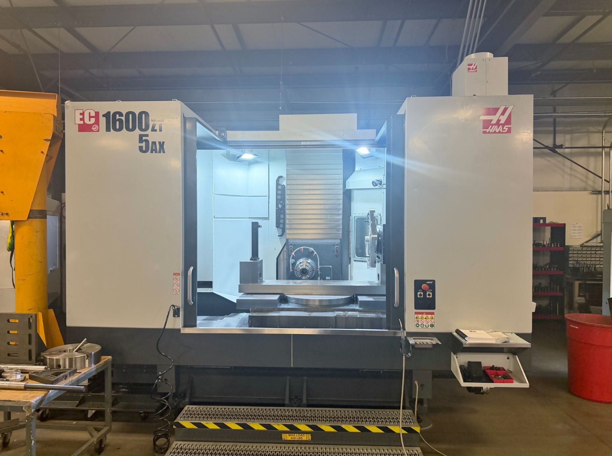Haas #EC-1600ZT-5AX, horizontal machining center, 60" X, 50" Y, 40" Z, 7500 RPM, 30 HP, 50 automatic tool - Image 1