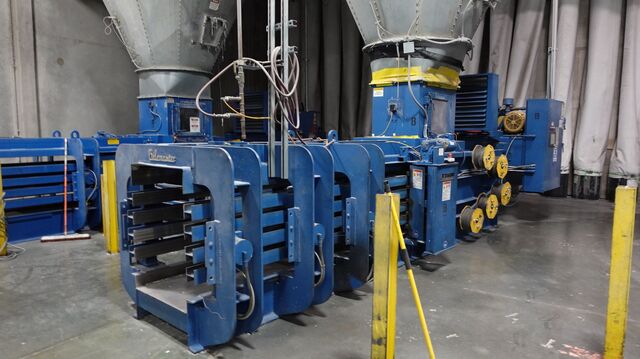 Balemaster, Automatic Baling System, 3 baler set w/ Vecoplan Shredder, 2015 - Image 8