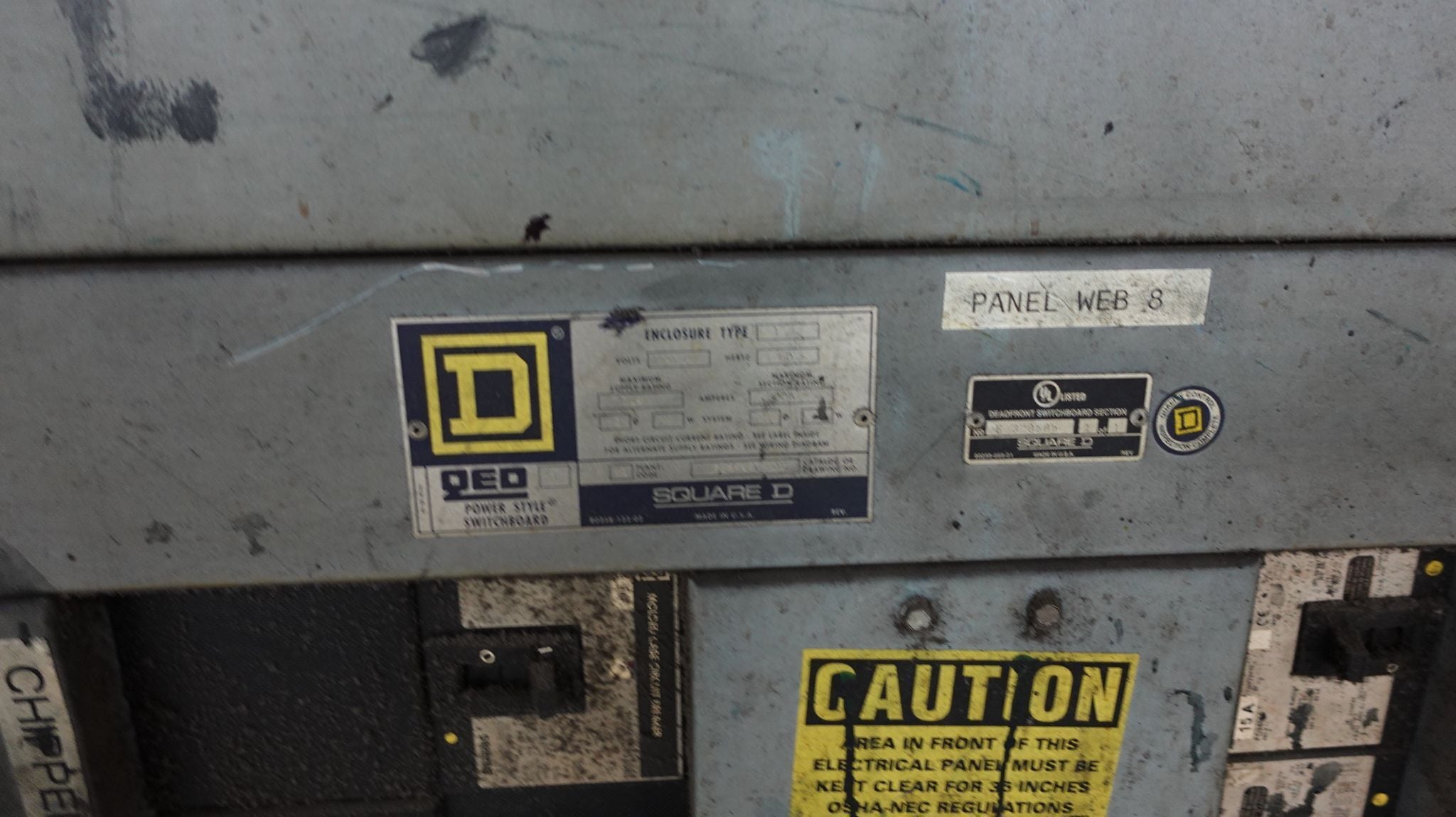 1600 Amps, Square D, QED-Power, (7) Switchboards w/ #5 Motor Control Center, 480 Volts & 480Y/277 Volts, type - Image 5