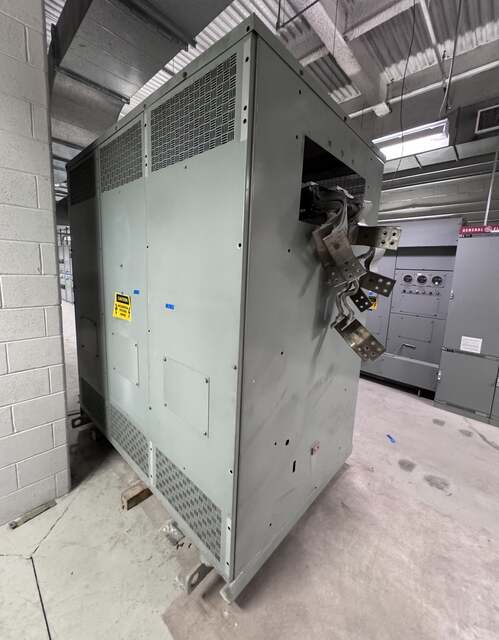 2500 KVA 13800 Primary, 480Y/277 Secondary, General Electric #M156438B, Substation Dry Type Transformer, 3PH - Image 9