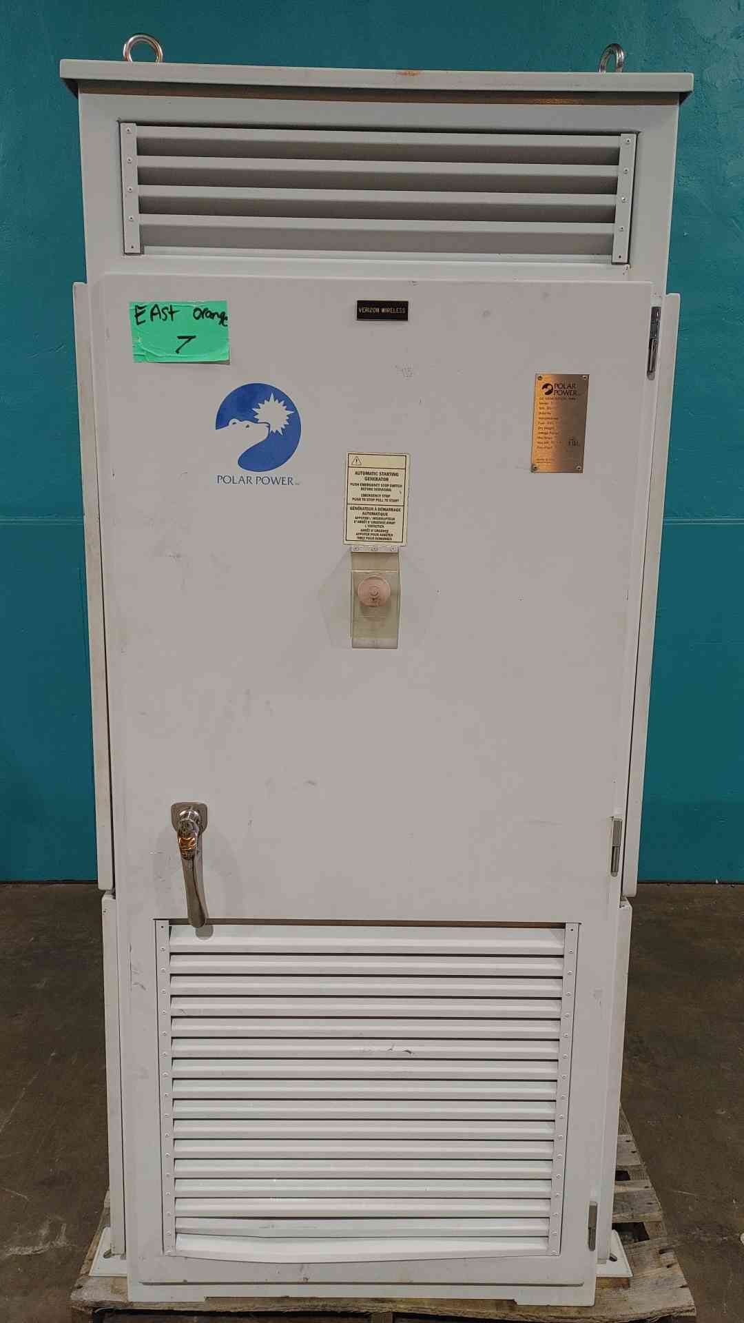 10 KW Polar Power #8220K, 48V DC Natural Gas Telecom Generator, Battery Backup - Image 1