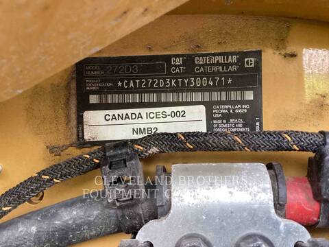 Cat 272D3, Skid Steer Loader, 304 hours, S/N: TY300471, 2024 - Image 8
