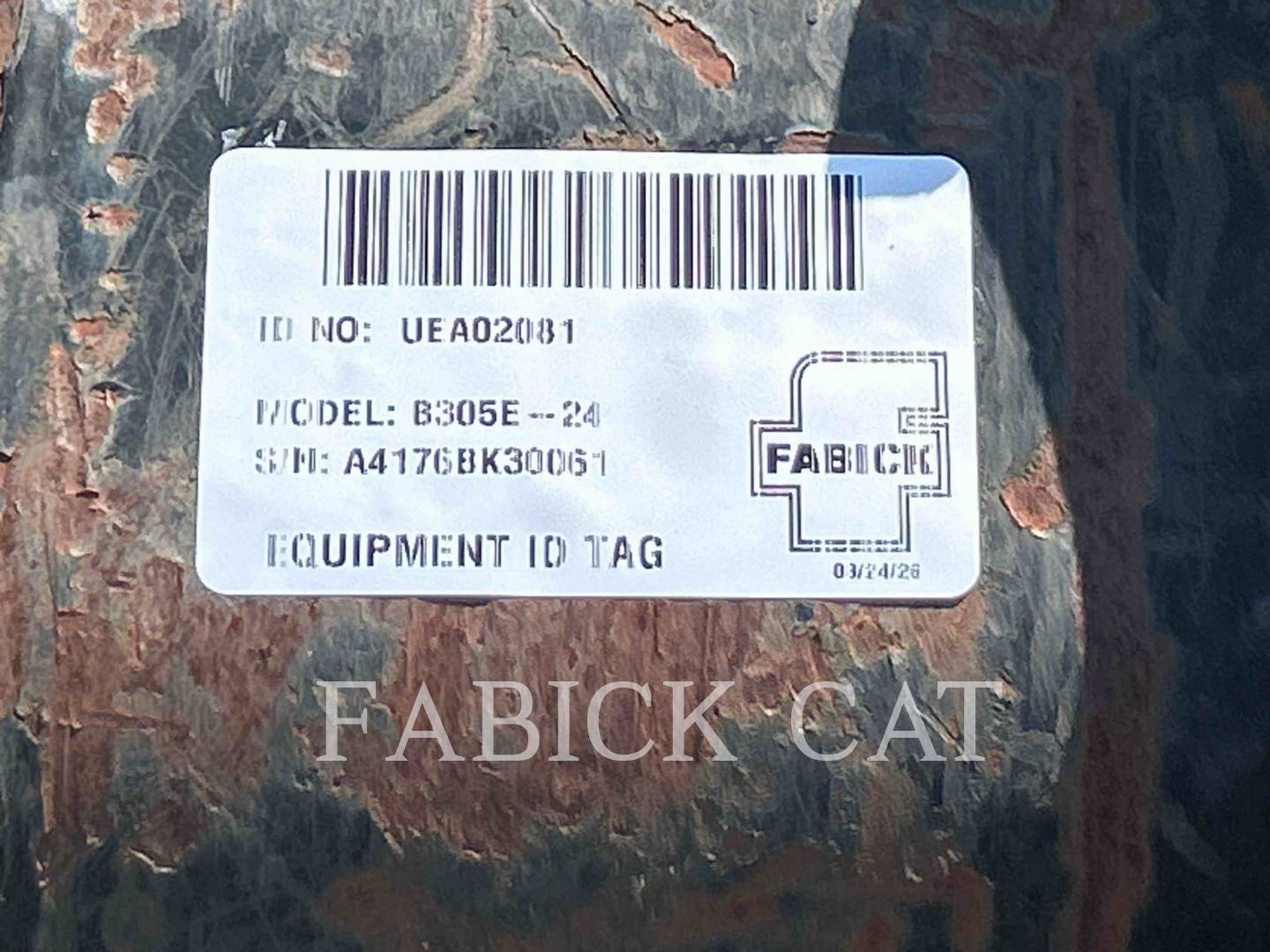 Caterpillar B305E-24, Bucket, S/N: A4176BK30061, 2017 - Image 6