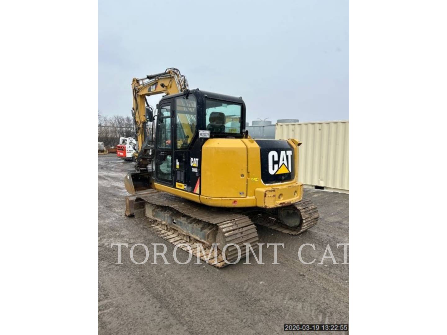 Cat 308E2, Mini Excavator, 6202 hours, S/N: FJX05524, 2016 - Image 4