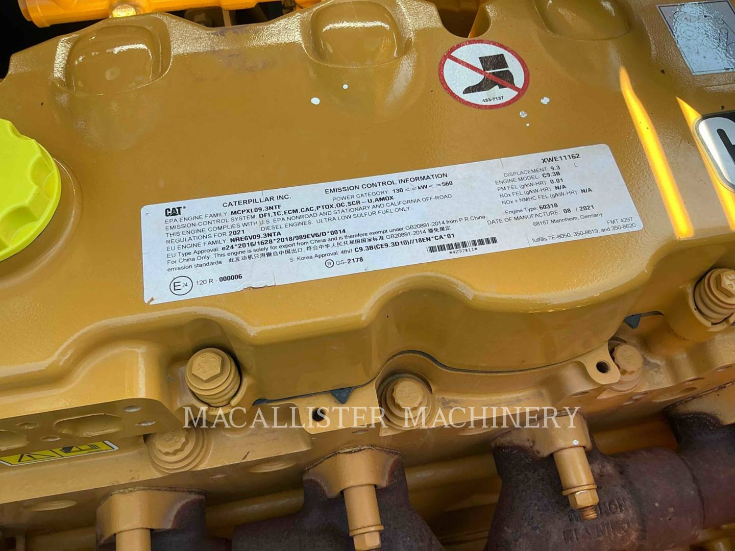 Caterpillar 33607, Excavator, 3592 hours, S/N: YBN20838, 2022 - Image 8