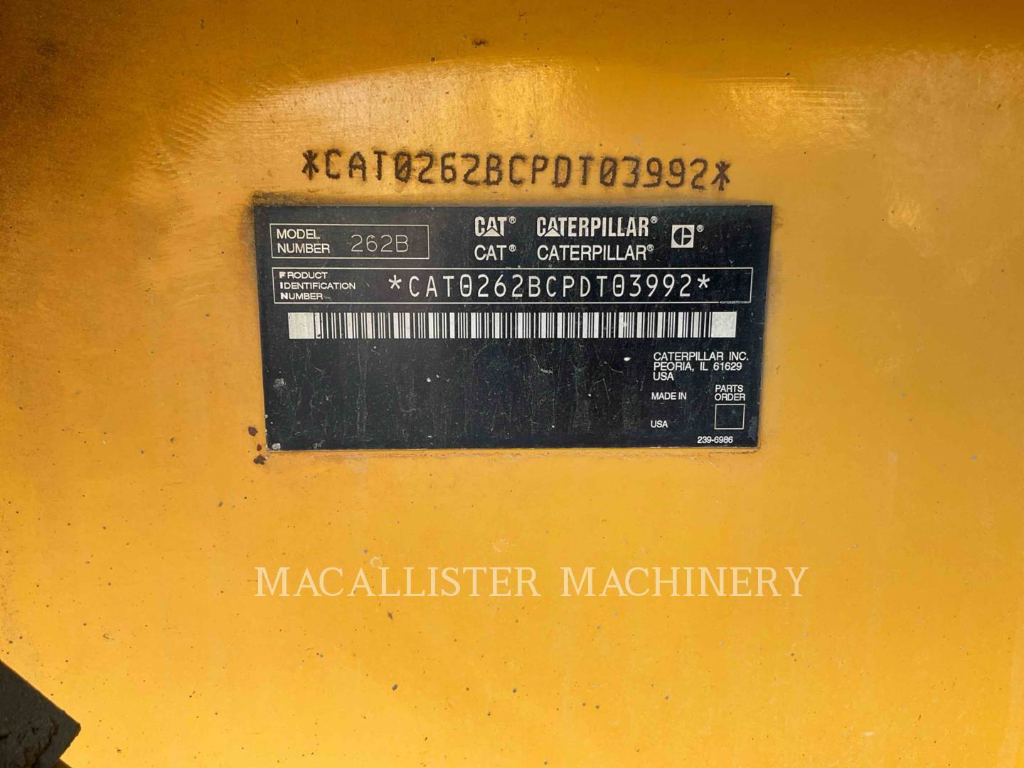 Cat 262B, Skid Steer Loader, 2238 hours, S/N: PDT03992, 2006 - Image 5