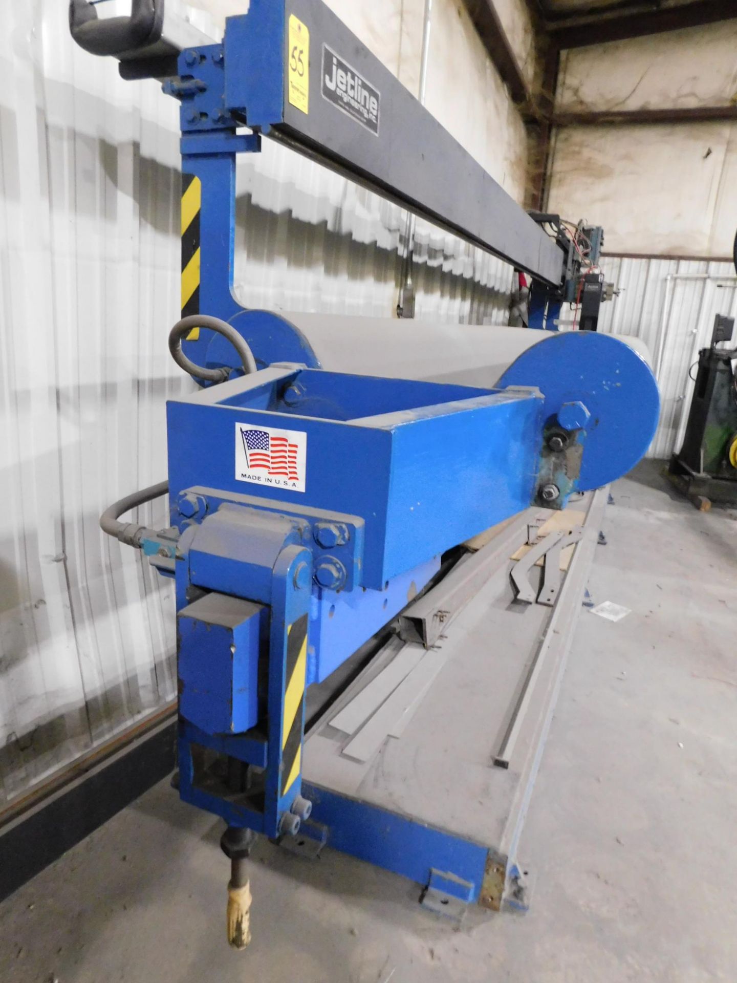 Jetline #LWC-168, 14' combination internal external longitudinal seam welder with Miller welder arc length - Image 4