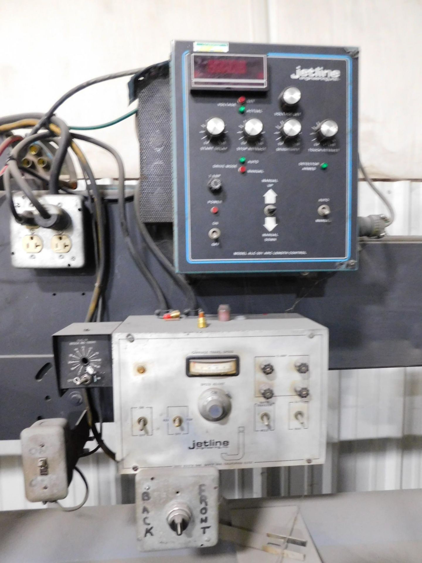 Jetline #LWC-168, 14' combination internal external longitudinal seam welder with Miller welder arc length - Image 6