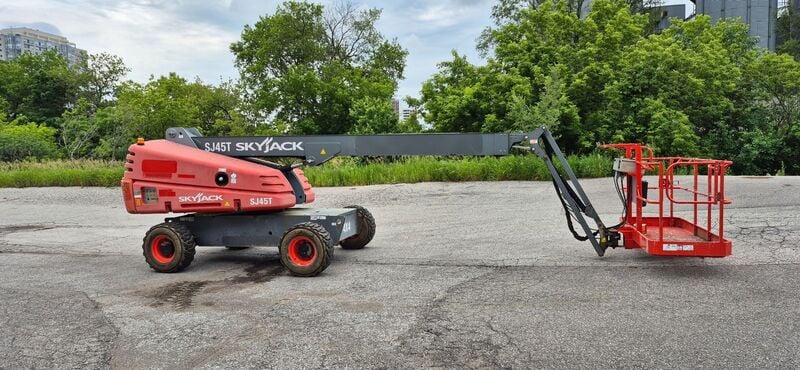 Skylift #SJ45T, 4 x 4, zoom boom, 45' lift, Kubota WG2503 dual fuel engine, 4466 hours, 2017 - Image 1