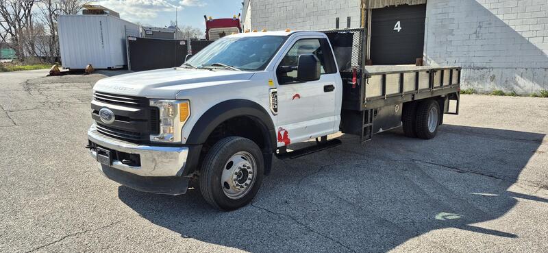 Ford #F-550XL Superduty, 4 x 4, flatbed truck, 6.7L, powerstroke, diesel engine, automatic transmission, 2017 - Image 2