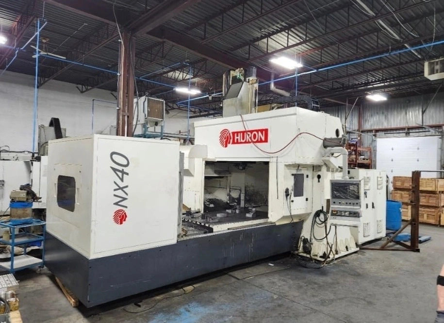 Huron #NX40, double column bridge type gantry vertical machining center, Siemens Control, 86.6" X, 59" Y - Image 1