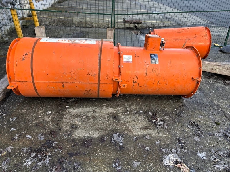 Jetair #B-105-B, Axiflow Mining Ventilation Fan, 5 HP, 1800 RPM, 460 Volts, 3PH, 2022 - Image 1