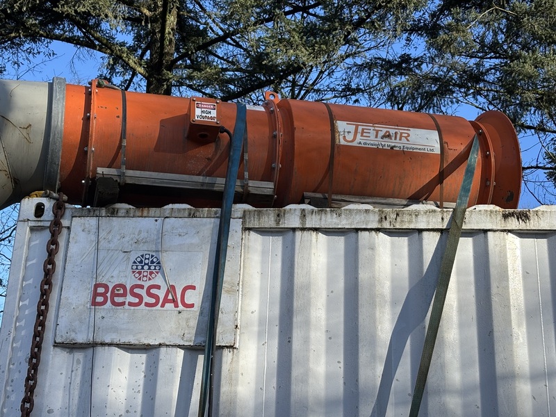 Jetair #B-105-B, Axiflow Mining Ventilation Fan, 5 HP, 1800 RPM, 460 Volts, 3PH, 2022 - Image 3