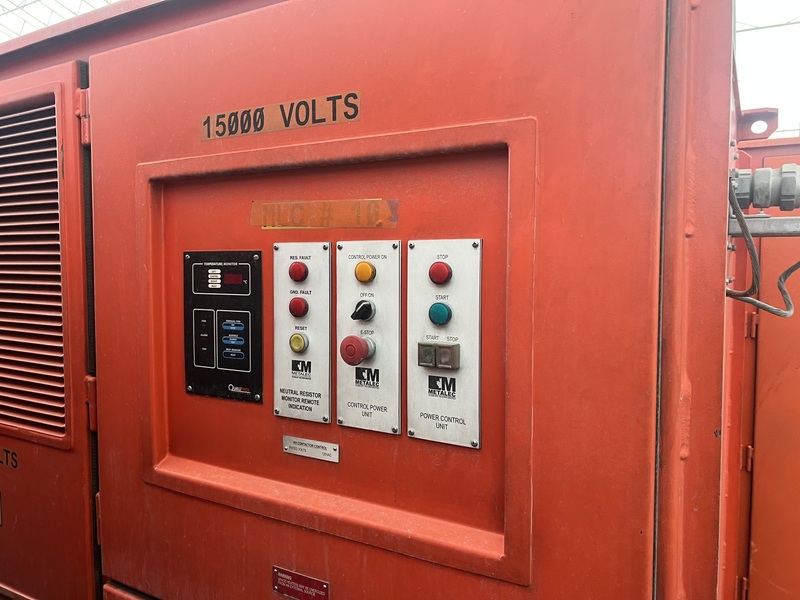 Metalec, Underground Substation/Mine Power Center, 800 KVA, 15,000 Pri., 600 Sec., 3PH, (4 available) - Image 2