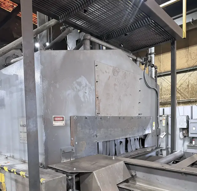 Pangborn #ES-1821, plate & beam blaster, 72" W x 18" H plate capacity, 24" W x 36" H beam capacity, 1760 - Image 3