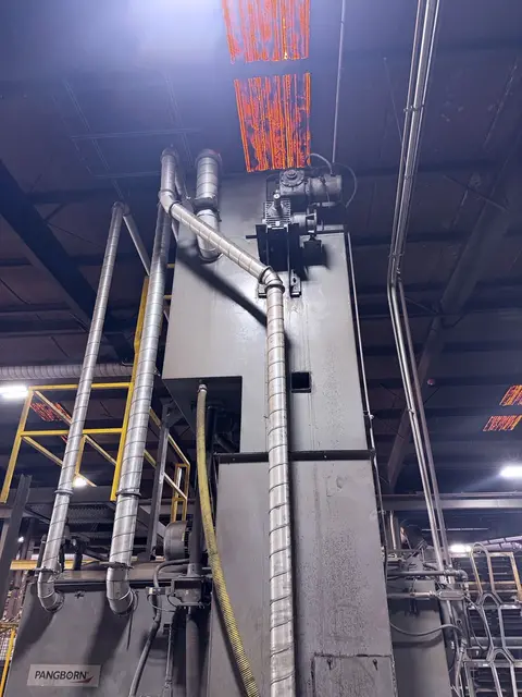 Pangborn #ES-1821, plate & beam blaster, 72" W x 18" H plate capacity, 24" W x 36" H beam capacity, 1760 - Image 4
