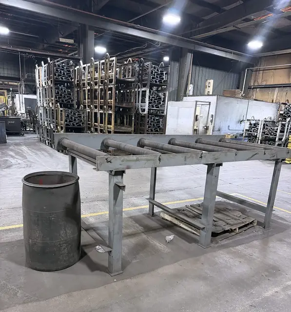 Pangborn #ES-1821, plate & beam blaster, 72" W x 18" H plate capacity, 24" W x 36" H beam capacity, 1760 - Image 8