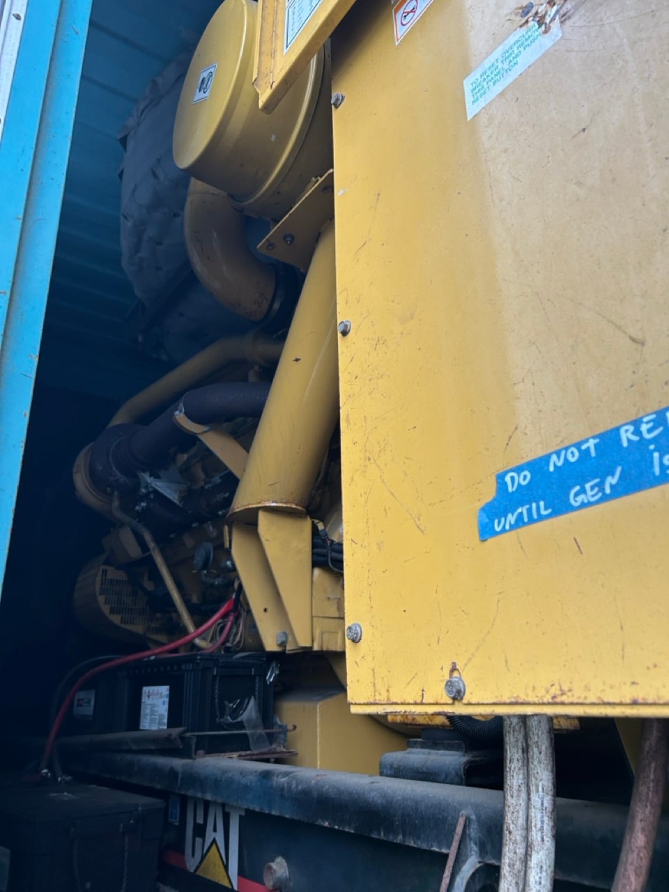 800 KW Caterpillar #3412C, Mobile Diesel Generator, 20' containerized power module, 1800 RPM, 277/480 Volts - Image 6