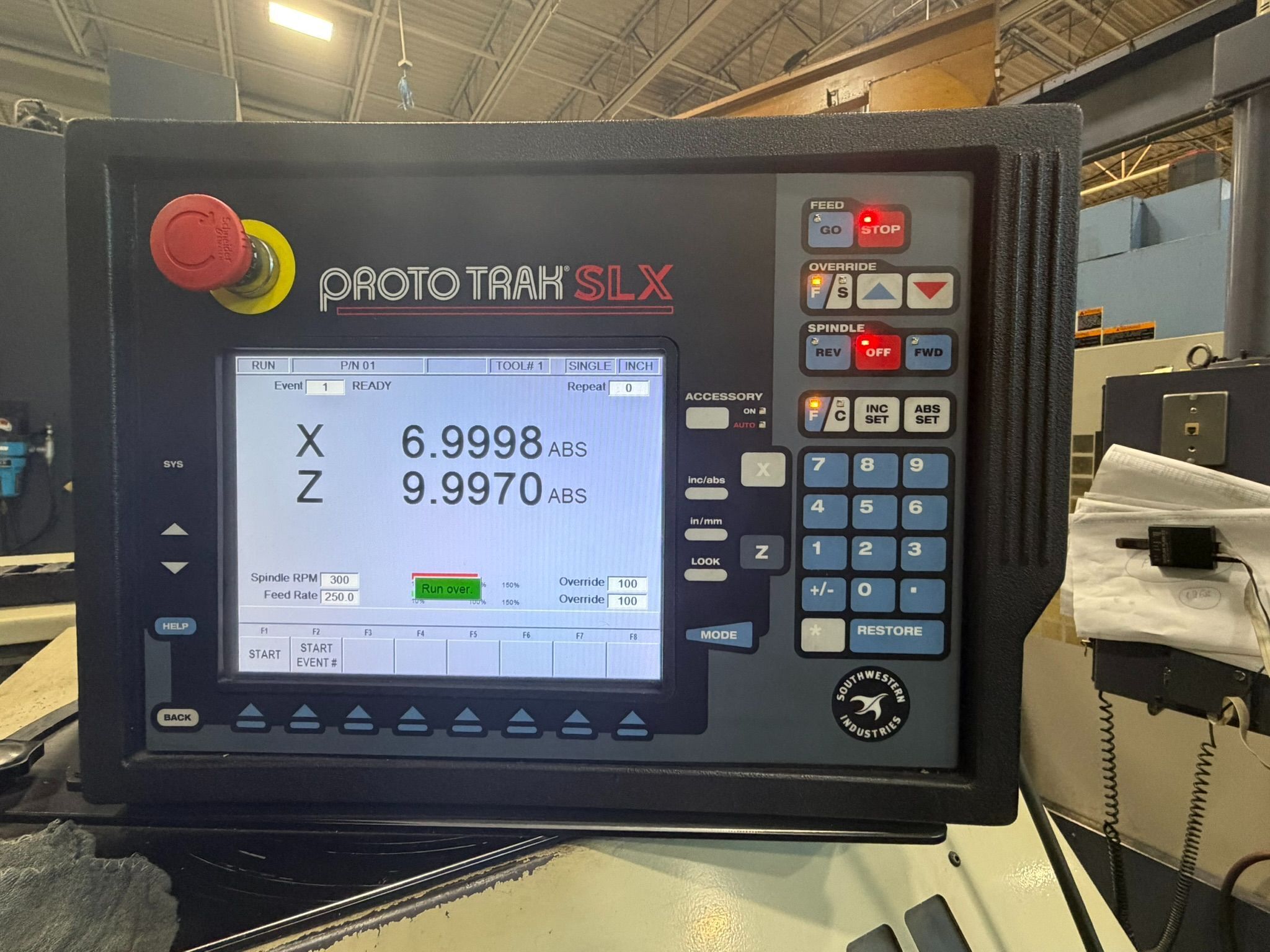 Southwestern Industries #Trak-2460SX, 2-Axis CNC lathe, 24" swing, 60" centers, 12" chuck, 1800 RPM - Image 2