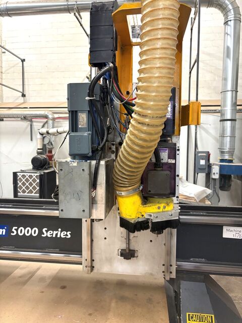 MultiCam #5000-Series, CNC Router, 5' x 20' table, 12-station tool changer, 10 HP, 24,000 RPM Columbo - Image 5
