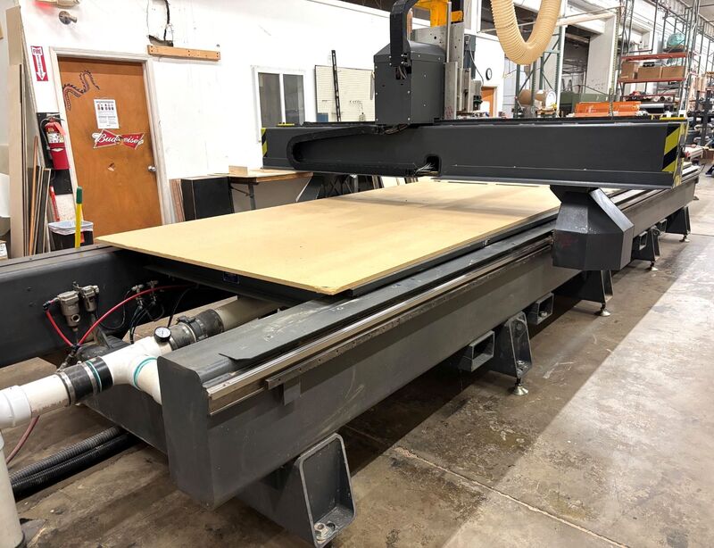 MultiCam #5000-Series, CNC Router, 5' x 20' table, 12-station tool changer, 10 HP, 24,000 RPM Columbo - Image 10