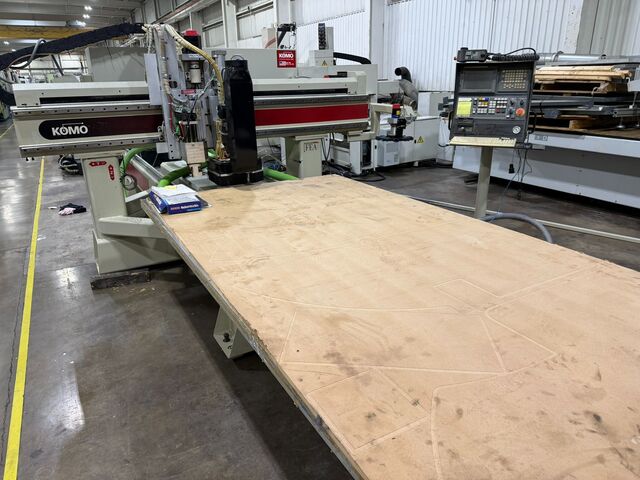 Komo #VR510, Mach One 3-Axis CNC Router, 134" X, 84" Y, 8" Z, 120" x 60" table, 10-station tool changer - Image 3