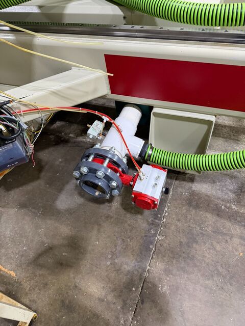 Komo #VR510, Mach One 3-Axis CNC Router, 134" X, 84" Y, 8" Z, 120" x 60" table, 10-station tool changer - Image 8