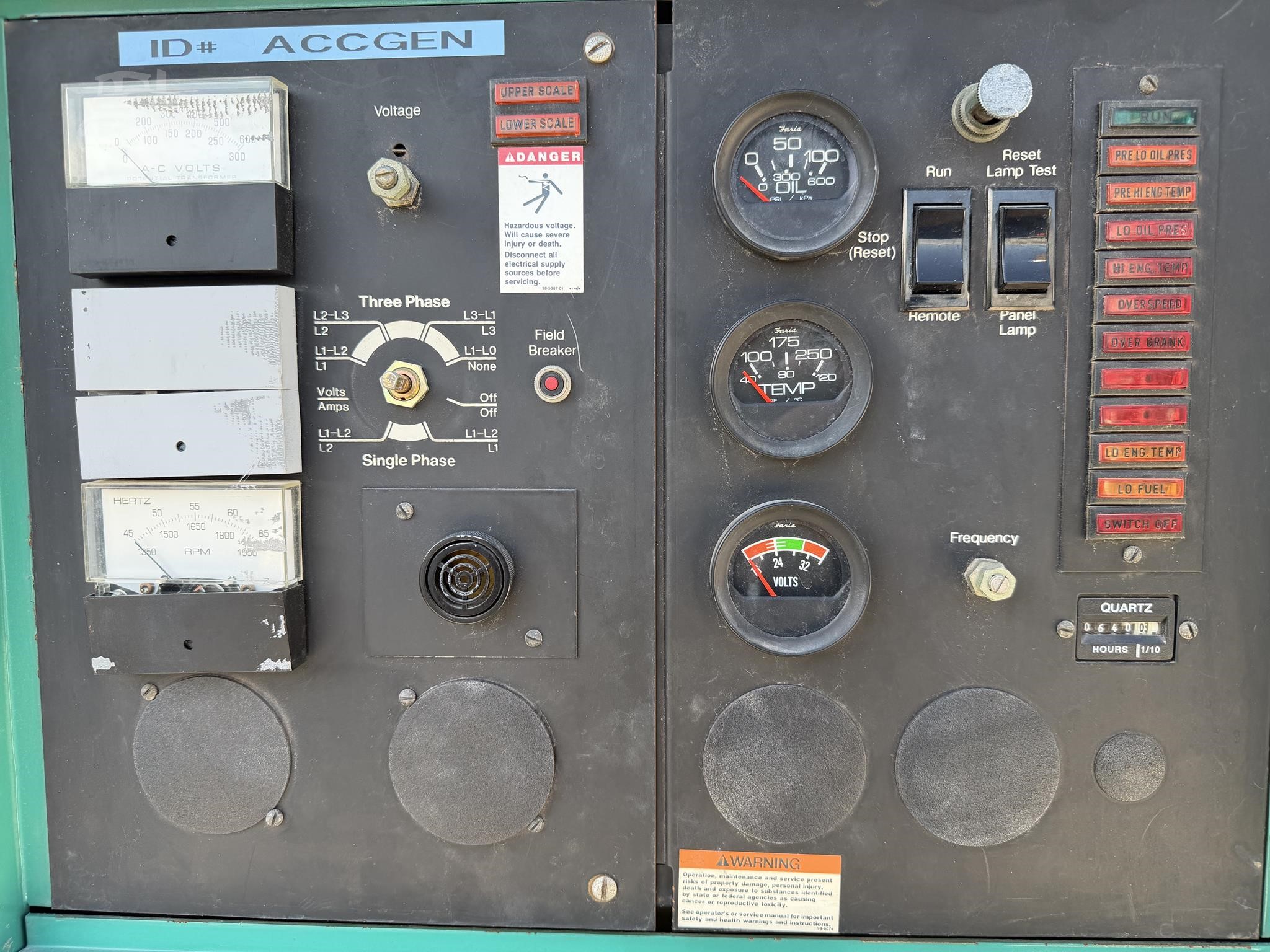 500 KW Cummins #500DFFB, Diesel Generator Set, 277/480 Volts, Cummins KTTA19G2 engine, 3PH, standby, 640 hours - Image 2