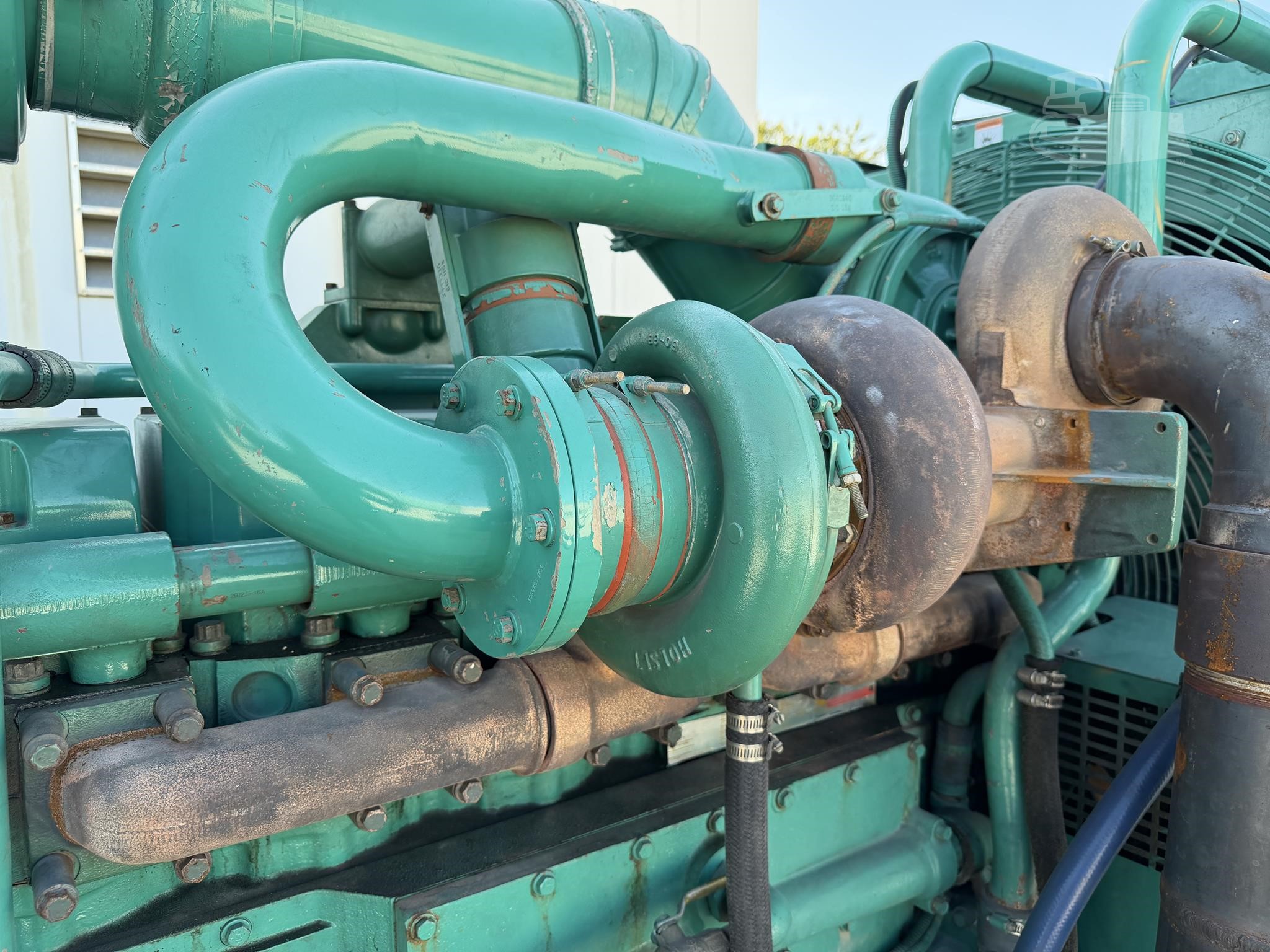 500 KW Cummins #500DFFB, Diesel Generator Set, 277/480 Volts, Cummins KTTA19G2 engine, 3PH, standby, 640 hours - Image 4