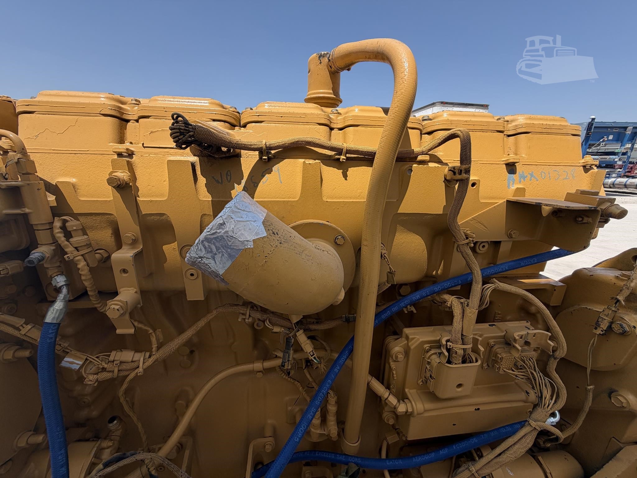 523 HP Caterpillar #C18, diesel engine, out of 385CL excavator, rblt. - Image 8