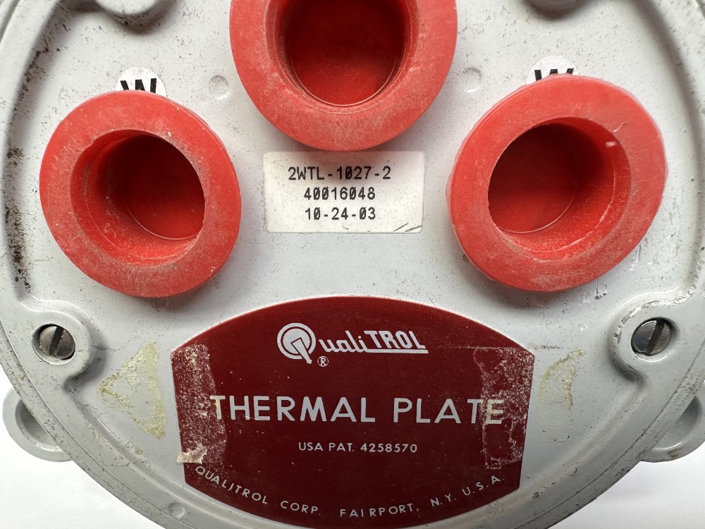 Qualitrol Corp., Thermal Plate, Part No. 2WTL - 1027 - 2 - Image 3