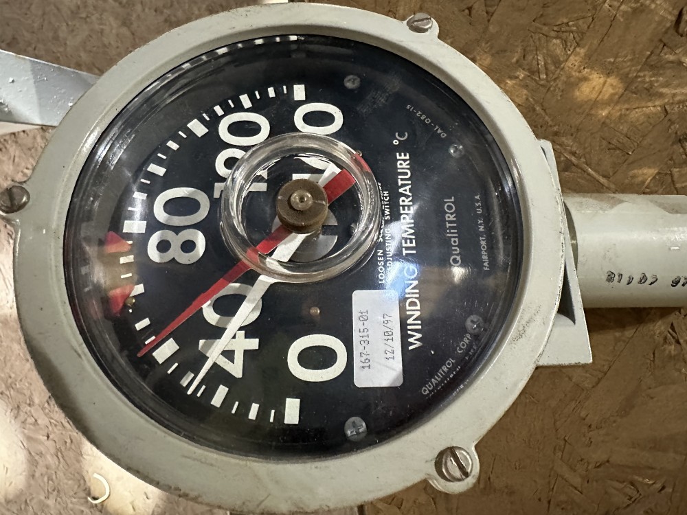 Qualitrol Corp., Control Winding Temperature Indicator (WTI), 0 - 160C, Part No. 167-315-01 - Image 4