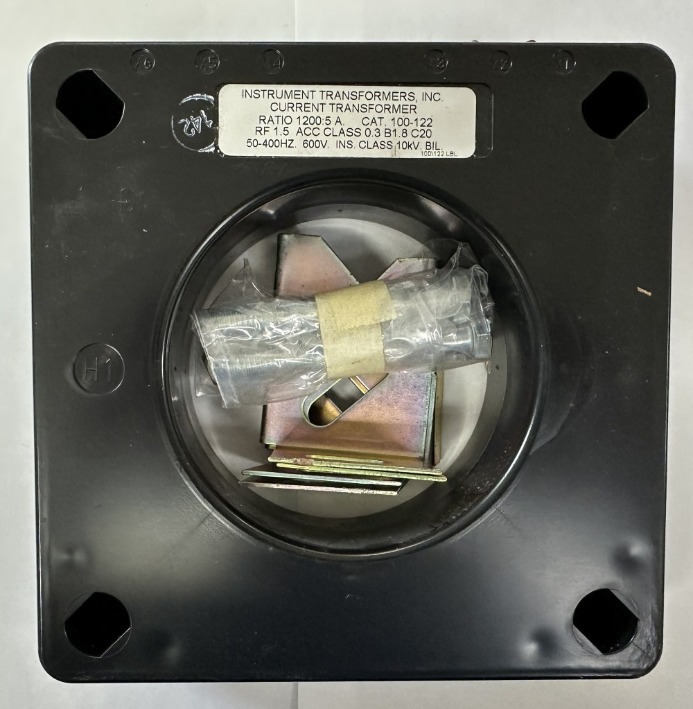 Instrument Transformers Inc., Current Transformer, Cat. No. 100-122, New, 100:5 A, 600V, 50-400 Hz - Image 2
