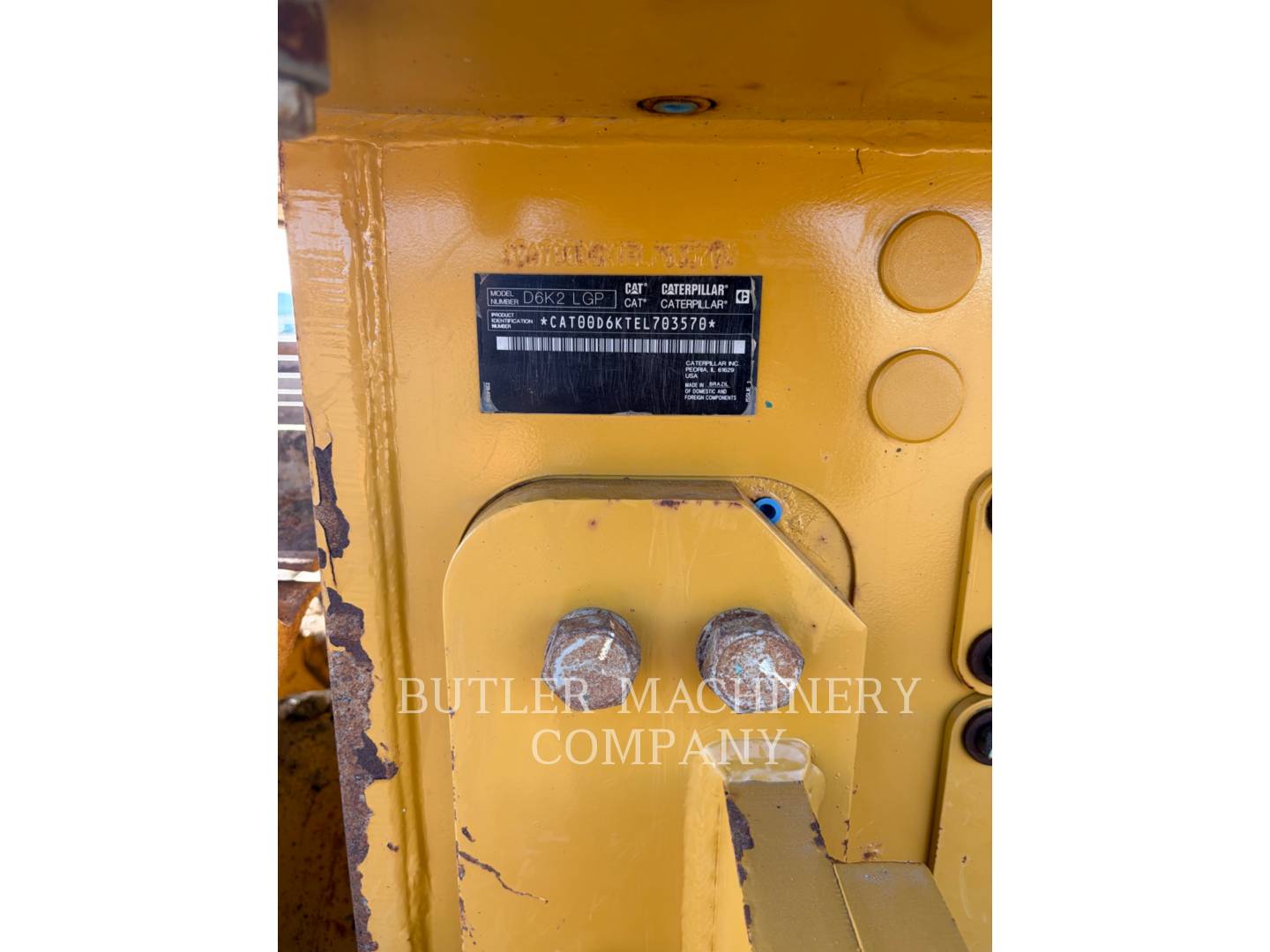 Caterpillar D6K2, 3982 hours, S/N: EL703570, 2020 - Image 5