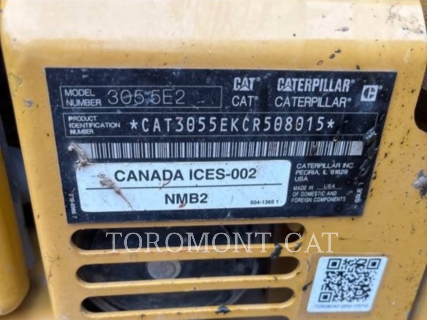 Cat 305.5E2, Mini Excavator, 4385 hours, S/N: CR508015, 2019 - Image 6
