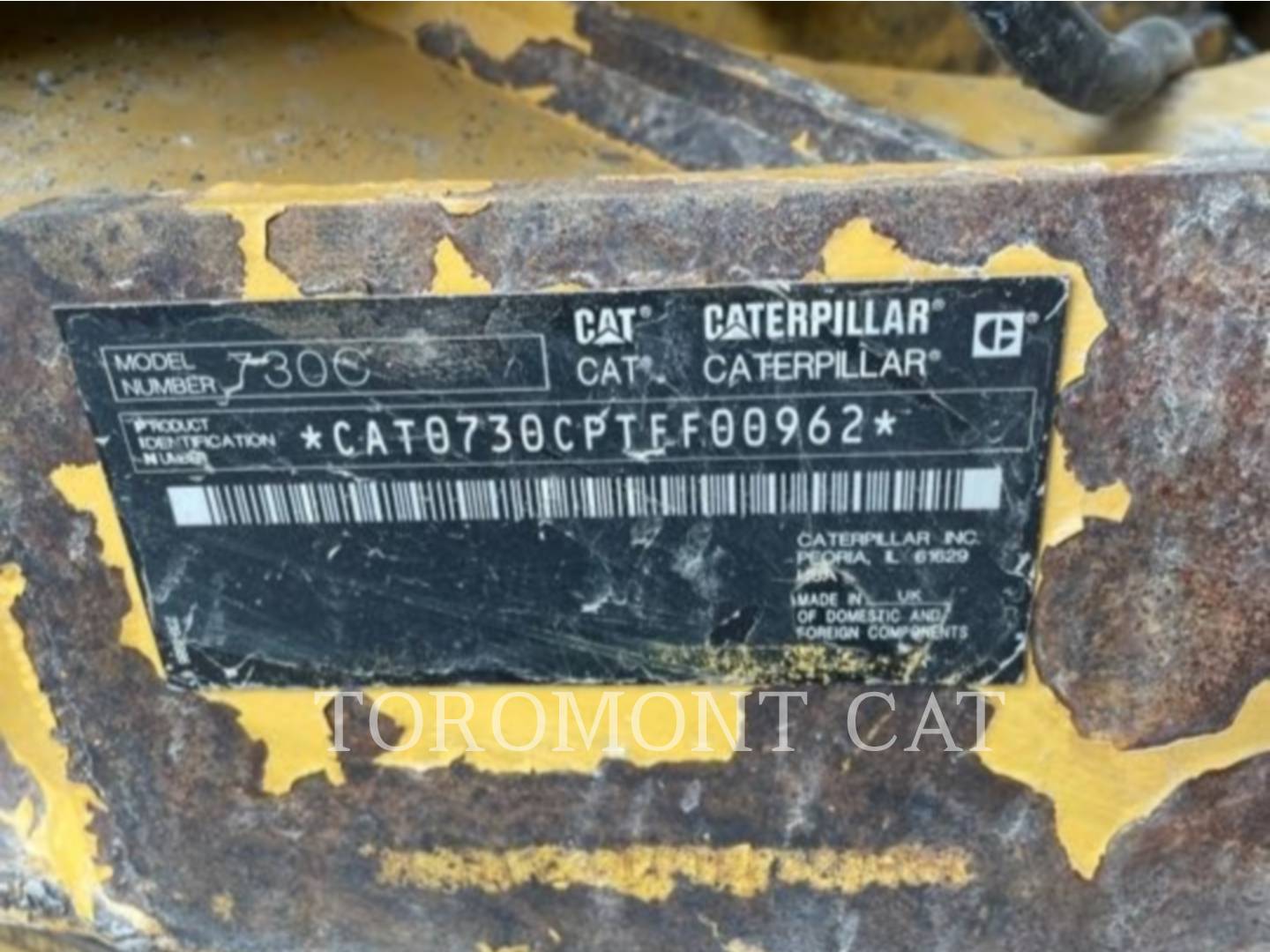 Caterpillar 730C, 8992 hours, S/N: TFF00962, 2015 - Image 6