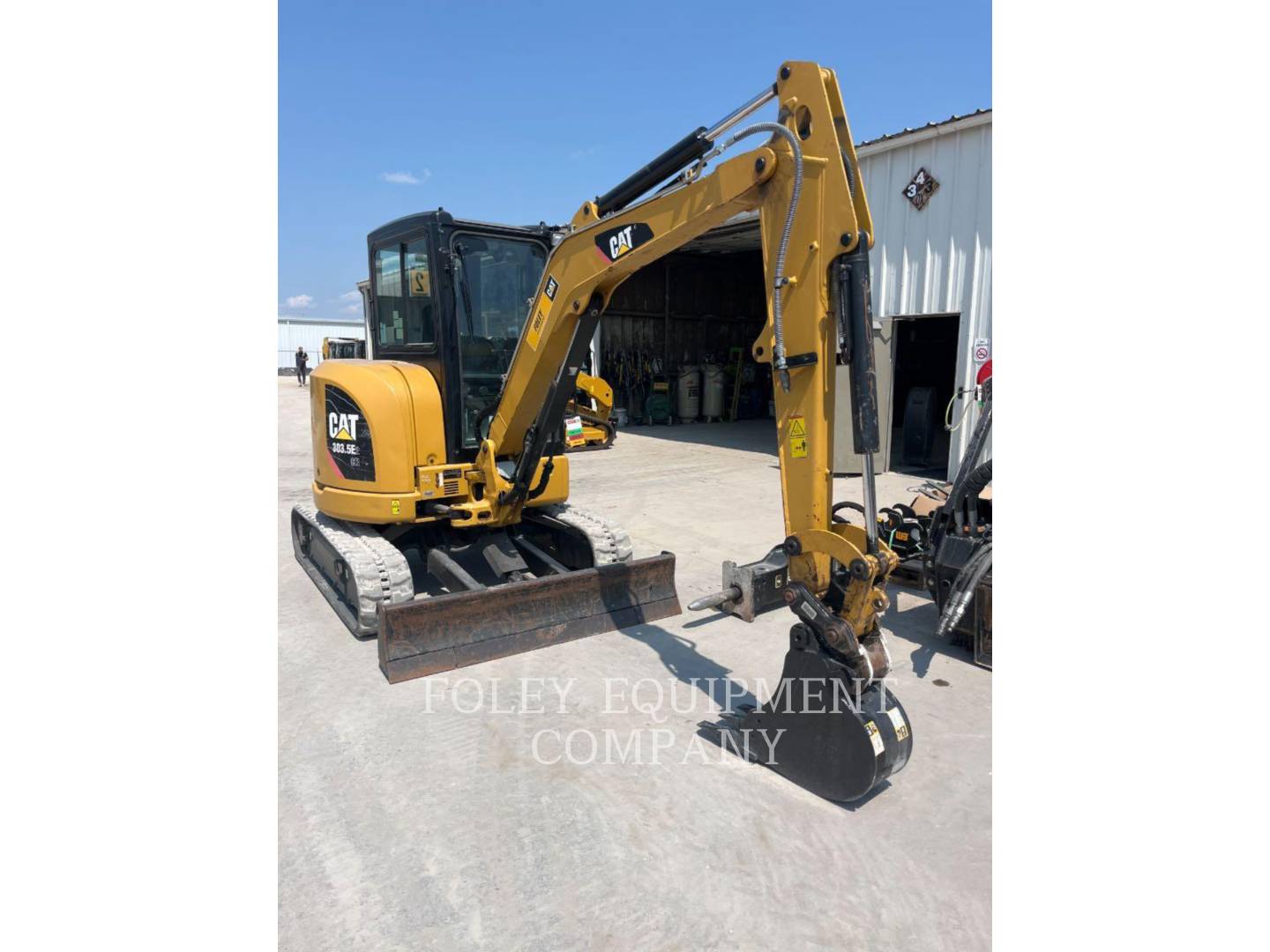 Caterpillar 303.5E2LC, 1311 hours, S/N: JWY04360, 2018 - Image 2