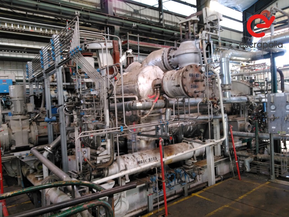 GE Nuovo Pignone #SAC1-11, 45800 KW Cracked Gas Compressor Train, Steam Turbine + 3 Centrifugal Compressors - Image 3