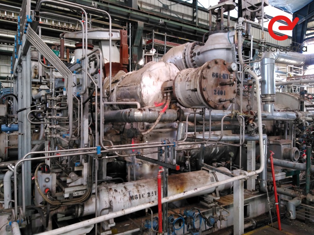 GE Nuovo Pignone #SAC1-11, 45800 KW Cracked Gas Compressor Train, Steam Turbine + 3 Centrifugal Compressors - Image 4