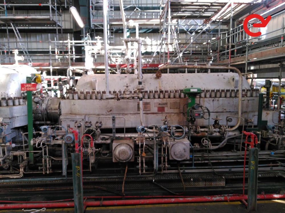 GE Nuovo Pignone #SAC1-11, 45800 KW Cracked Gas Compressor Train, Steam Turbine + 3 Centrifugal Compressors - Image 7