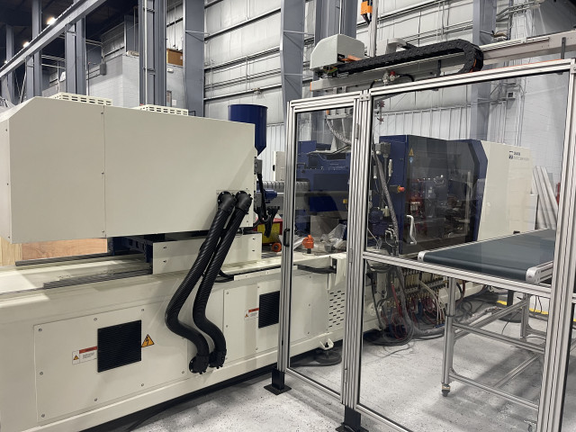 214 Ton, 8.09 oz., Haitian #ZEIII-1900F/640H, high speed injection molding machine, 40mm screw diameter, 2020 - Image 6