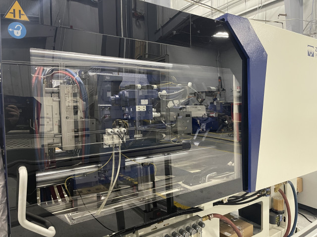 214 Ton, 8.09 oz., Haitian #ZEIII-1900F/640H, high speed injection molding machine, 40mm screw diameter, 2020 - Image 9